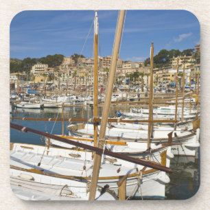 Marina, Port de Soller, Westküste, Mallorca, Getränkeuntersetzer