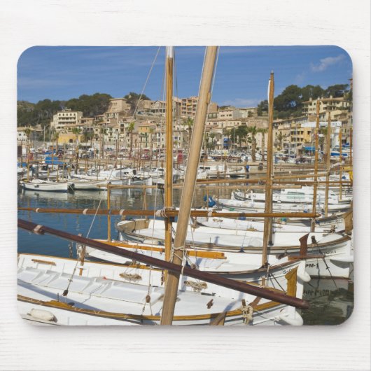 Marina, Port de Soller, Westküste, Mallorca, Mousepad (Vorne)