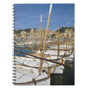 Marina, Port de Soller, Westküste, Mallorca, Notizblock