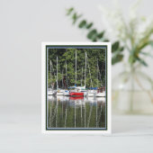 Marina Reflections Postkarte (Stehend Vorderseite)