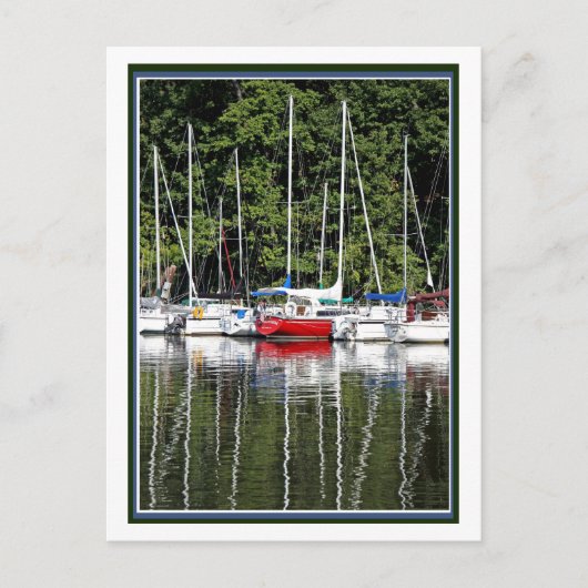 Marina Reflections Postkarte (Vorderseite)