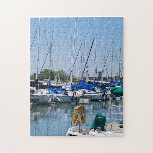 Marina Sailboats Puzzle (Vertikal)