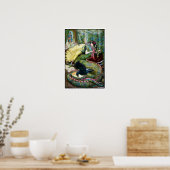 Marina und der Drache Poster (Küche)