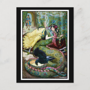 Marina und der Drache Postkarte