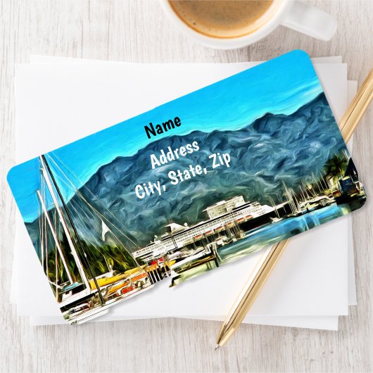 Marina Vallarta 0946 Anschrift Adressaufkleber