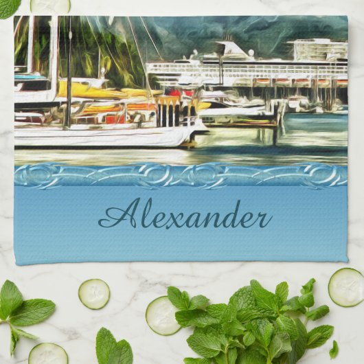 Marina Vallarta 0946 Geschirrtuch (Gefaltet)