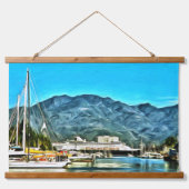 Marina Vallarta 0946 Wandteppich Mit Holzrahmen (Vorne)