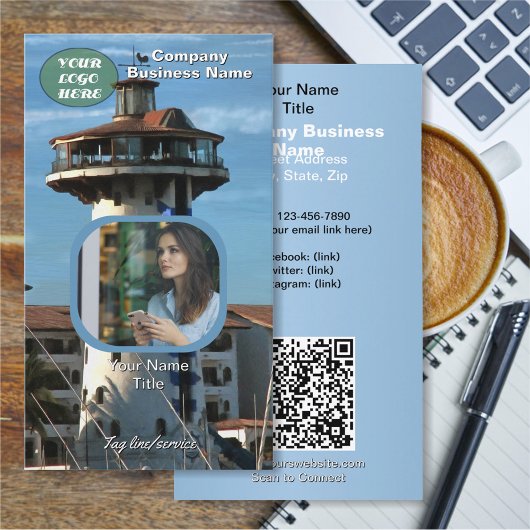 Marina Vallarta 0948 QR Code Visitenkarte