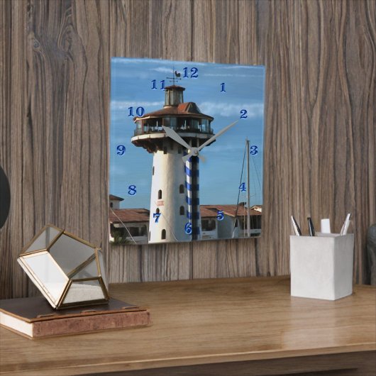 Marina Vallarta 0948 Quadratische Wanduhr