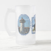 Marina Vallarta Fischerei 0948 Mattglas Bierglas (Links)