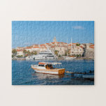 Marina von Korcula - Dalmatien, Kroatien Puzzle<br><div class="desc">Marina von Korcula Stadt - Korcula Insel,  Kroatien. Die Insel Korcula liegt direkt vor der Küste des Dalmatiners.</div>