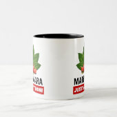 Marinara hat gerade gesagt, Basil Verlasse Tomaten Zweifarbige Tasse (Mittel)