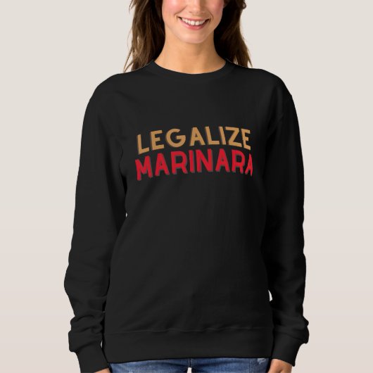 Marinara-Parodie Sweatshirt (Vorderseite)