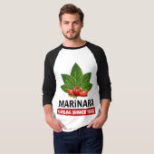 Marinara Recht seit 1692 Basil Tomaten T-Shirt (Vorne ganz)