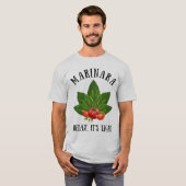 Marinara Relax Es ist der rechtliche Basil Tomato  T-Shirt (Vorne ganz)