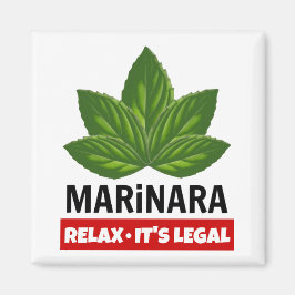 Marinara Relax Es ist rechtliche Basilika Blätter Magnet