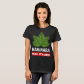 Marinara Relax Es ist rechtliche Basilika Blätter T-Shirt (Vorne ganz)