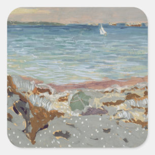 Marine, 1906 quadratischer aufkleber
