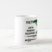 Marine 26. Regiment Vietnam Veteran Coffee Tasse (Mittel)