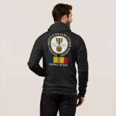 MARINE 3 STERNE DESERT SHIELD & DESERT STORM HOODIE (Schwarz voll)