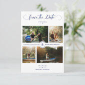 Marine 4 Custom Fotos Minimalistisch Collage Weddi (Stehend Vorderseite)