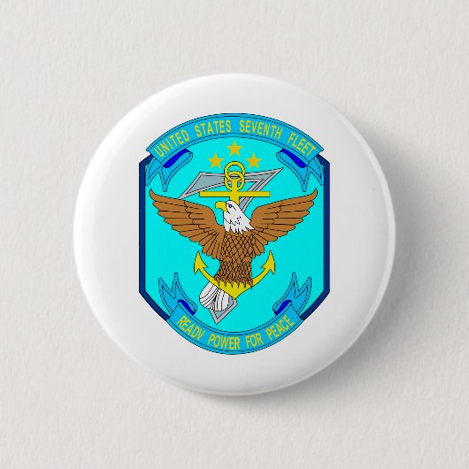 Marine-7. Flotten-Emblem Button (Vorderseite)