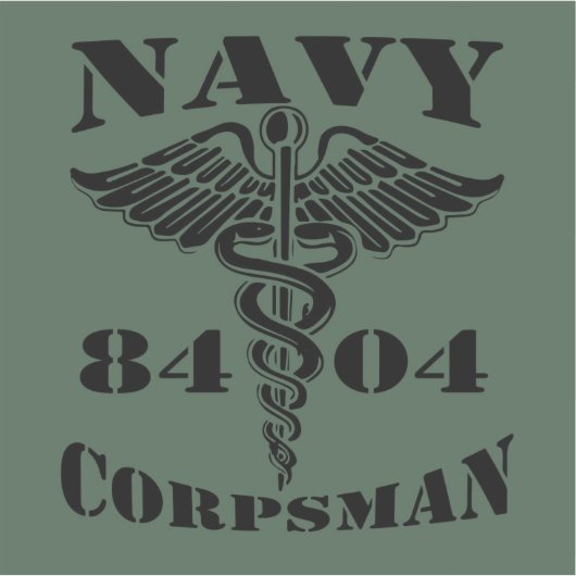 Marine 8404 OD Aufkleber (Vorderseite)