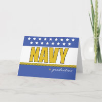 Marine-Abschluss-Blau, Gold mit Sternen, Seil