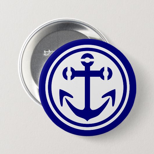Marine-Anker Button (Vorne & Hinten)