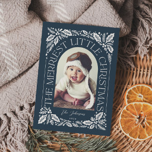 Marine Berry Weihnachtlichster Kleiner Weihnachtsb Feiertagskarte