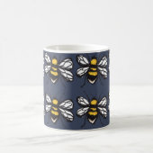 Marine-bescheidene Hummel-Tasse Kaffeetasse (Mittel)
