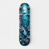 "Marine Bio-Oasis Deck" Skateboard (Vorne)
