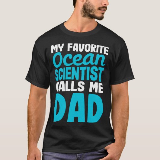 Marine Biologist Dad Marine Biology T-Shirt (Vorderseite)