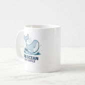 Marine Biologist Gift for Ocean Lover Kaffeetasse (Vorderseite Links)