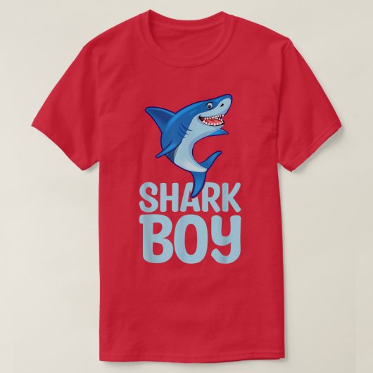 Marine Biology Shark Lover Cute Shark Boy  T-Shirt (Design vorne)
