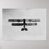 Marine Biplane Darstellend eine Schleife - WW1 - 1 Poster (Vorne)