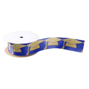 Marine-Blau der Satinband
