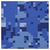 Marine-Blau-Digital-Camouflage-Tarnung Stoff (Muster)