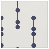 Marine-Blau-geometrisches Punkt-Muster Stoff (Nahaufnahme)