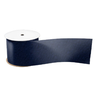 Marine-Blau-holperiges Muster Satinband