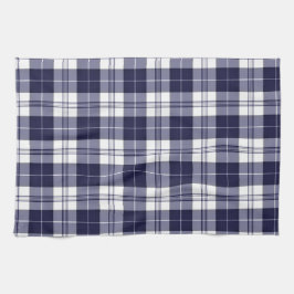 Marine-Blau kariert Geschirrtuch