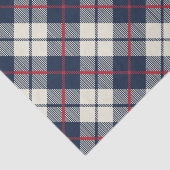 Marine-Blau-kariertes Muster Seidenpapier (Ausschnitt)