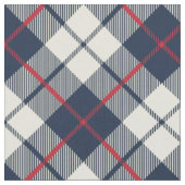 Marine-Blau-kariertes Muster Stoff (Nahaufnahme)