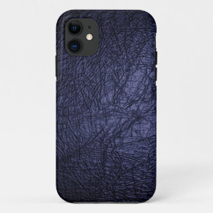 Marine-Blau-Leder-Blick iPhone 5 Fall Case-Mate iPhone Hülle