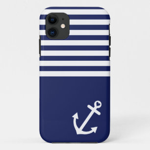 Marine-Blau-Liebe-Anker nautisch Case-Mate iPhone Hülle