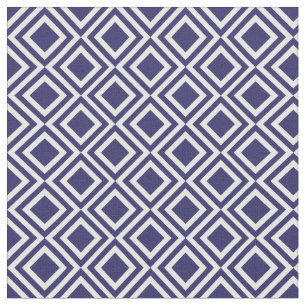 Marine-Blau-marokkanischer Diamant-geometrisches Stoff