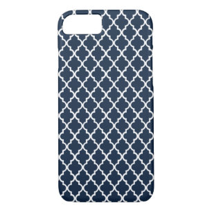 Marine-Blau-marokkanischer Muster-Mod iPhone 7 Case-Mate iPhone Hülle