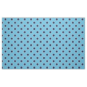 Marine-Blau-Tupfen-Muster auf hellblauem Gewebe Stoff (Fat Quarter (45,7 x 55,9 cm))