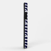 Marine-Blau-u. Weiß-Kamm-Muschel-Muster Case-Mate iPhone Hülle (Hinten/Rechts)