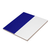 Marine-Blau-u. weißerHighschool Farbteam-Entwurf Fliese (Seite)